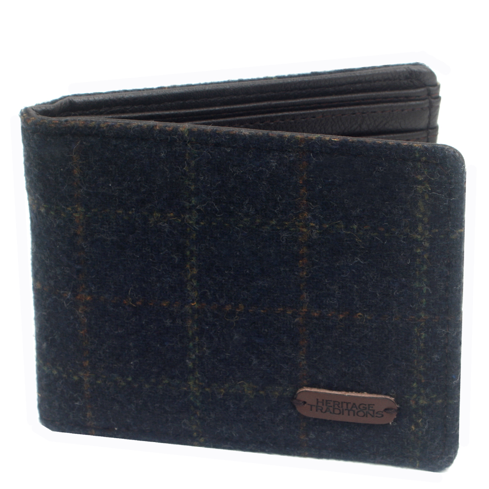 Tweed Wallet: Blue Box Tweed: â A12North Store