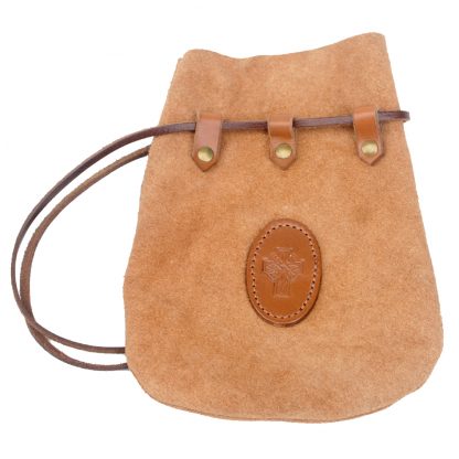 Large Suede Coin Bag